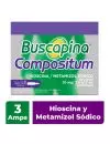 Buscapina Solución 20 mg / ml Inyectable Caja Con 3 Ampolletas de 1 mL