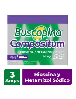 Buscapina Compositum Solución Inyectable 3 Ampolletas de 5 ml