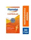 Pharmaton multivitamínico para adultos. Mejora el rendimiento diario. 30 cápsulas de 40 mg c/u