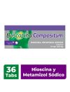 Buscapina Compositum con Hioscina 10 mg / Metamizol Sódico 250 mg, 36 Tabletas