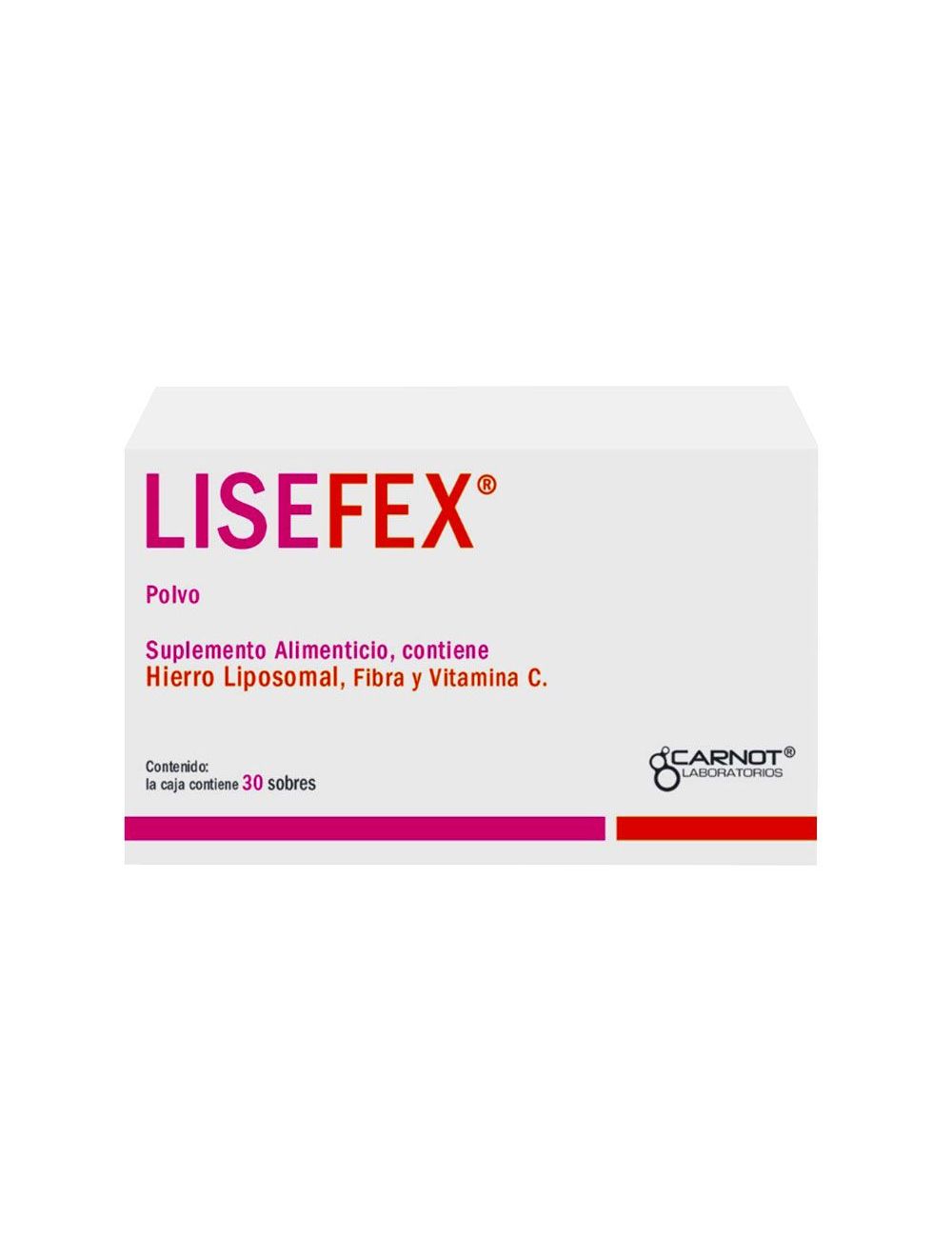 Lisefex Caja con 30 Sobres en polvo