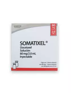 SOMATIXEL® 80 mg/2.0 ml (Docetaxel) - 1 Frasco Ámpula - Teva - RX3
