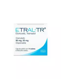 Etral-tr® 90 mg / 50 mg (Etoricoxib / Tramadol) - 14 sobres - Silanes