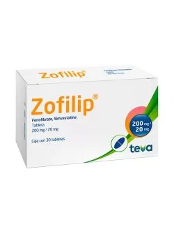 Zofilip 200mg/20mg Caja Con 30 Tabletas