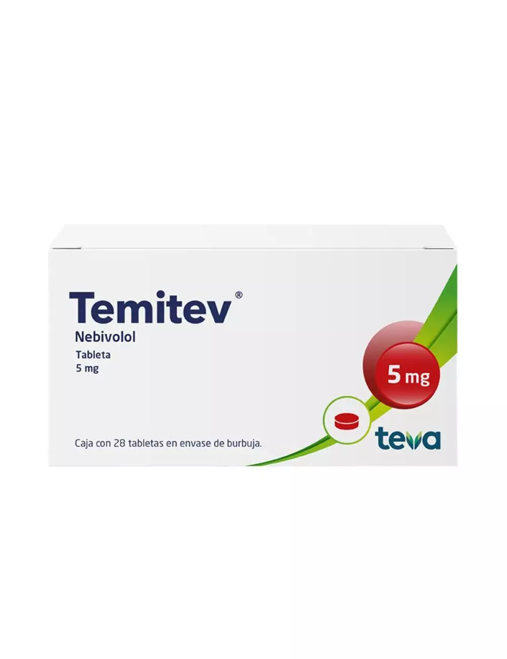 Temitev 5 mg Caja Con 28 Tabletas