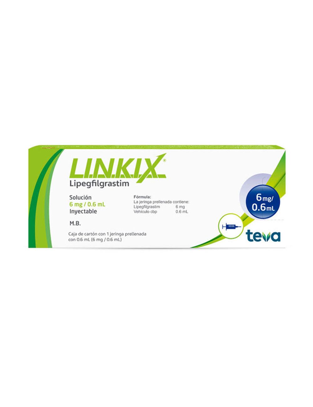Linkix 6 mg/0.6 mL Solución Inyectable Con Jeringa Prellenada - RX3