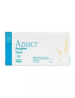 Azilect 1 mg Caja Con 10 Tabletas