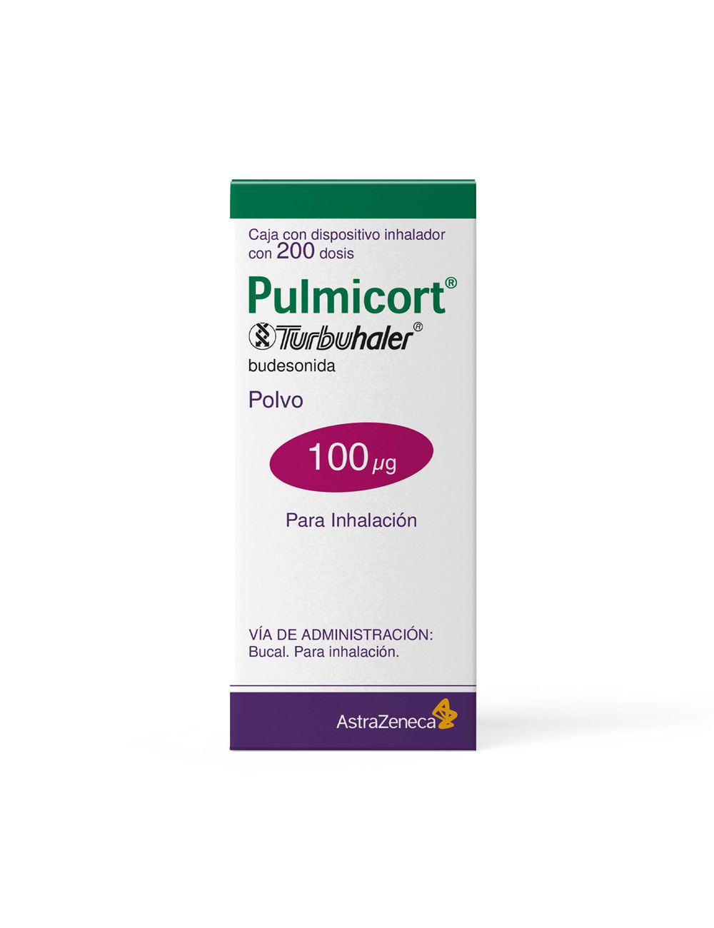 Pulmicort Turbuhaler 100 mcg Caja Con Frasco Dosificador Con 200 Dosis