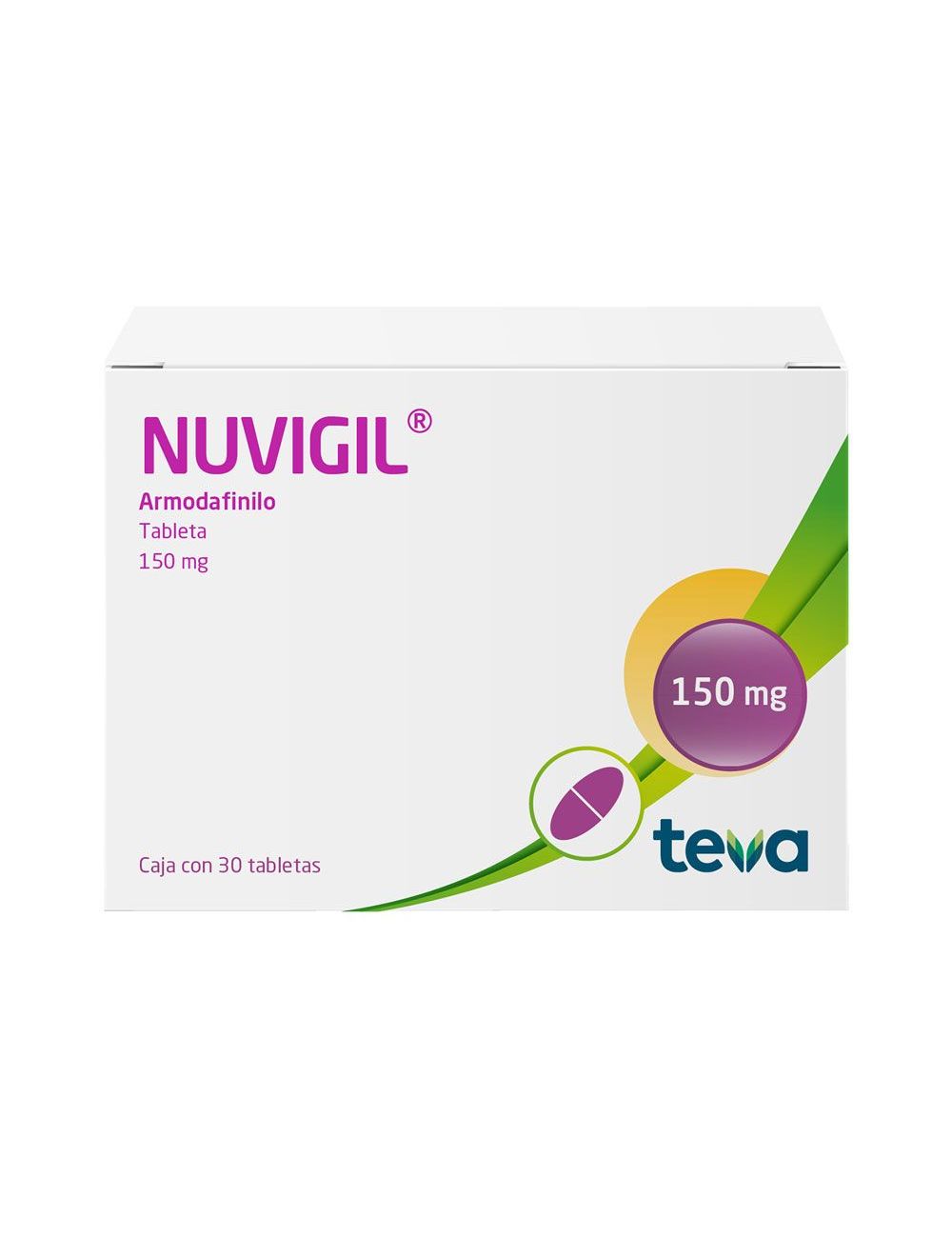 NUVIGIL® 150 mg (Armodafinilo) - 30 Tabletas - Teva