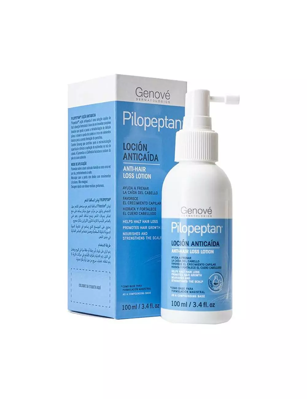 Pilopeptan loción anticaída de pelo, 100 ml formulable VI