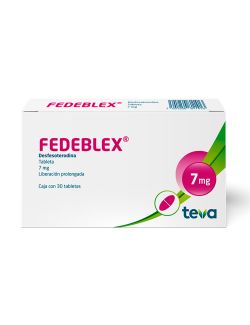 Fedeblex 7 mg Caja con 30 Tabletas