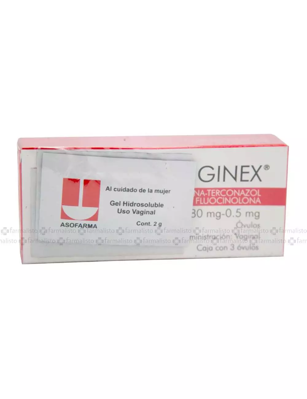 Triginex 100mg/80mg/0.5mg Caja Con 3 Óvulos