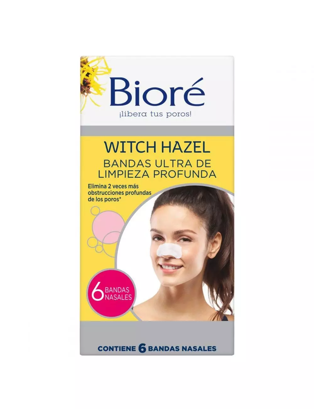 Bandas Bioré Limpieza Nasal Profunda 6 Toallas