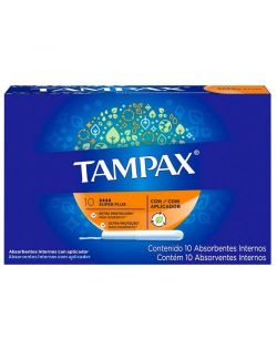 Tampax Super Plus Caja Con 10 Absorbentes Internos