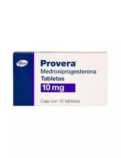 Provera 10 mg Caja Con 10 Tabletas