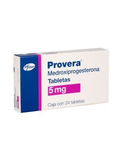 Provera 5 mg Caja Con 24 Tabletas