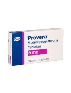 Provera 5 mg Caja Con 24 Tabletas