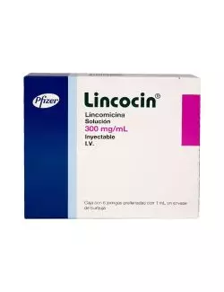 Lincocin Solución 300 mg/mL Caja Con 6 Jeringas Prellenadas Con 1mL RX2