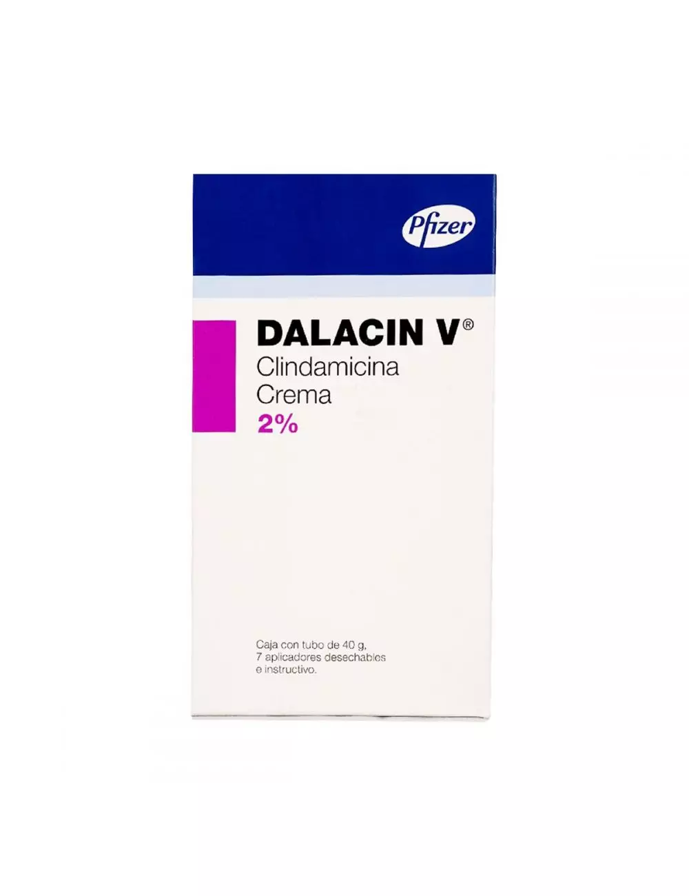 Dalacin V Crema Vaginal 2% Tubo Con 40 g y 7 Aplicadores