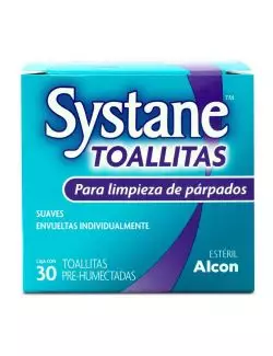 Systane Toallitas Humedas Para Parpados Caja Con 30