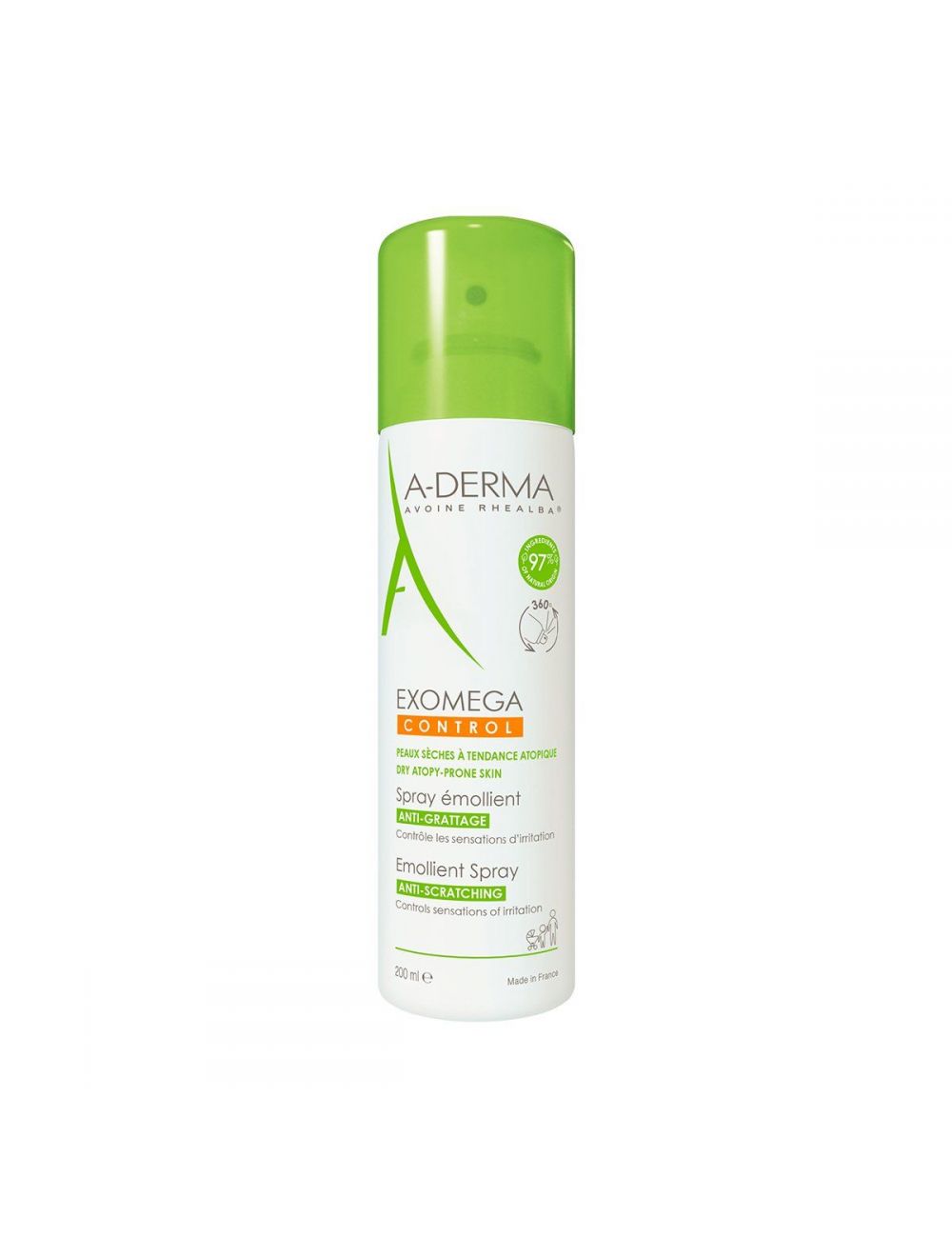 A-Derma Exomega Spray Emoliente Con 200 mL
