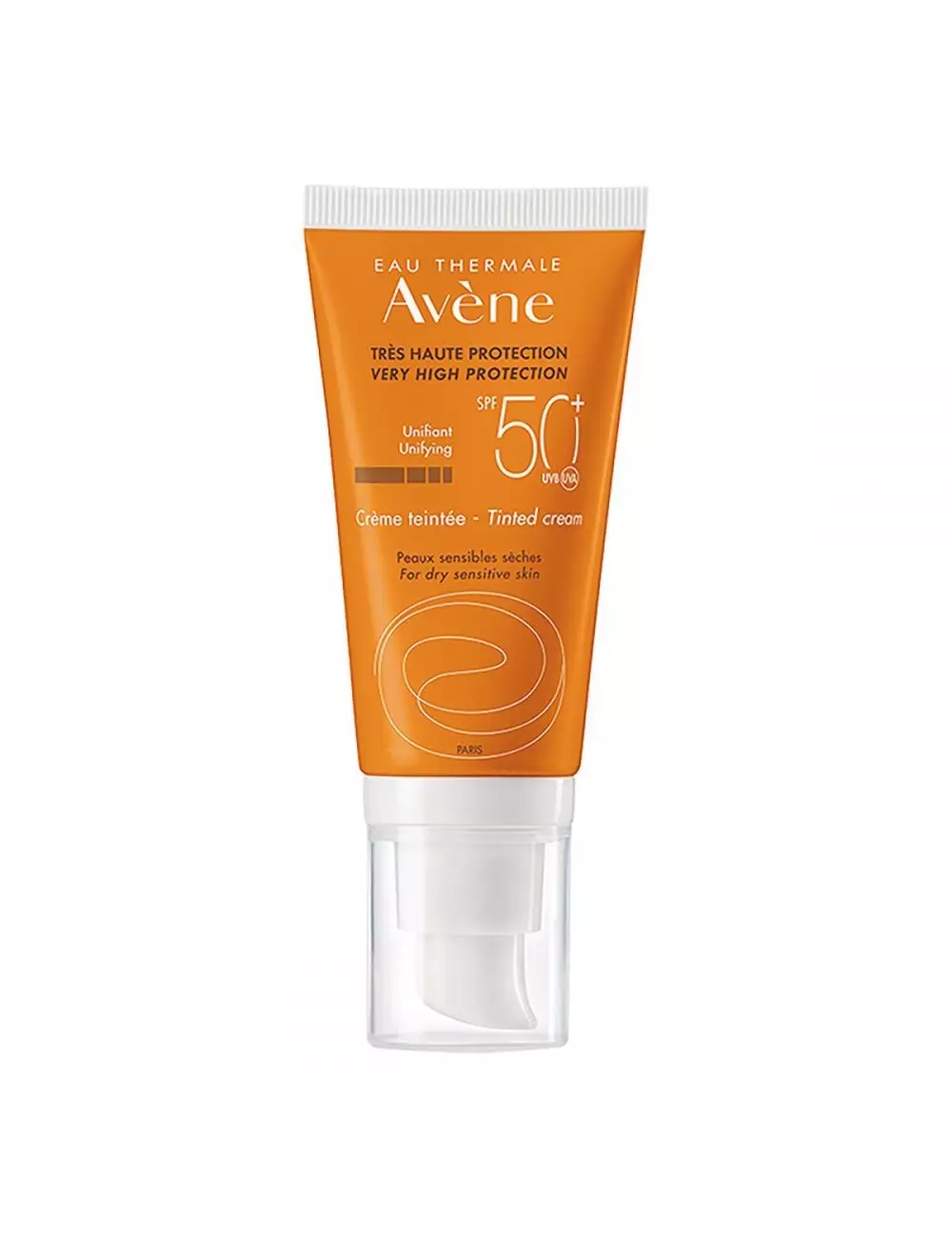 Bloqueador Solar Avene FPS 50+ Crema Caja Con Tubo  Con 50 mL