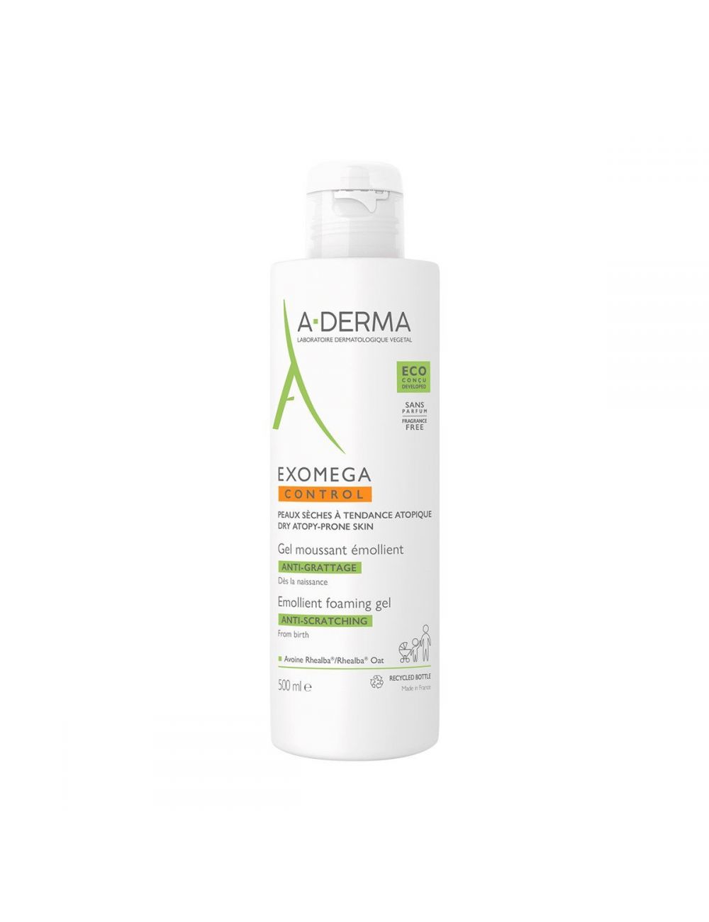 A-Derma Exomega Gel Dermolimpiador 500 mL