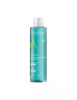 Gel A-Derma Phys AC Limpieza Facial Frasco de 200 mL