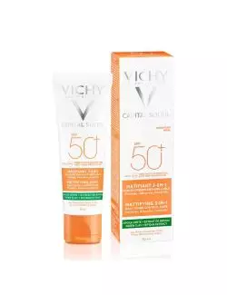 Vichy Capital Soleil Matificante 3 En 1 Fps50+ 50 mL