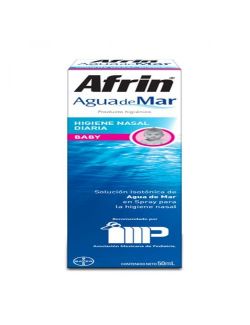 Afrin Puresea Baby Caja Con Frasco Spray Con 50mL