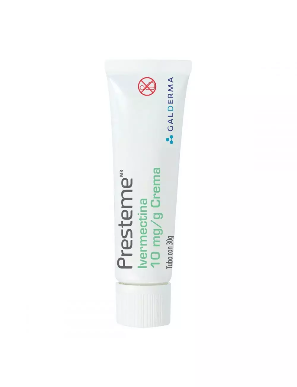 Presteme® 10 mg/g - Tubo con 30 g de Crema | Ivermectina | Galderma- RX