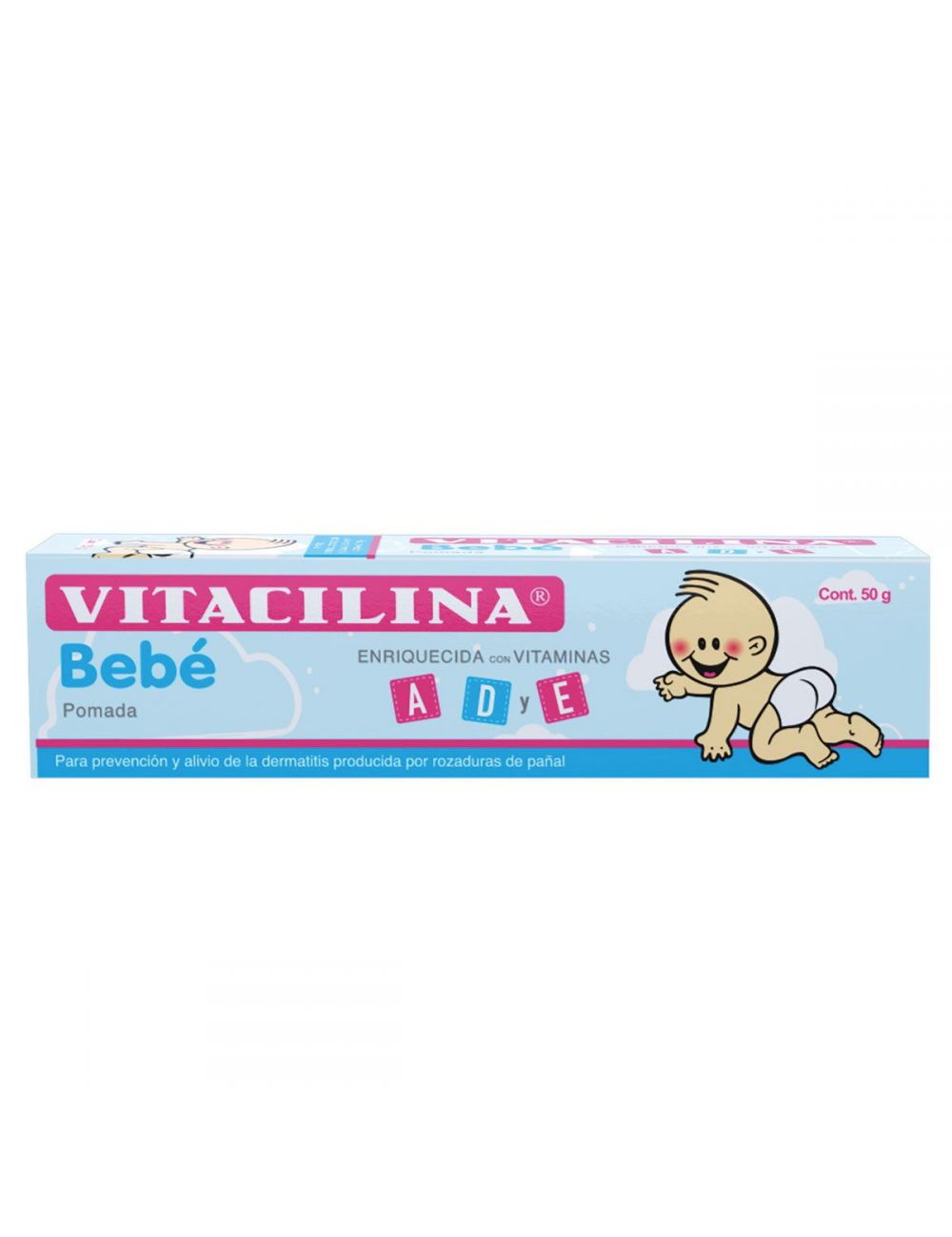 Vitacilina Bebé Pomada Caja Con Tubo Con 50g