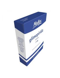 Glimepirida 2 mg Caja Con 30 Tabletas