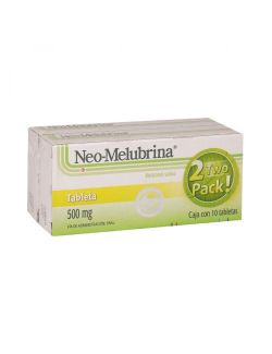 Neo-Melubrina 500 mg Duopack caja con 20 Tabletas