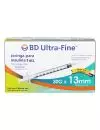 BD UltraFine Jeringa Para Insulina 1mL 30Gx13mm Caja Con 3 bolsas de 10 piezas cada una