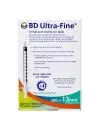 BD UltraFine Jeringa Para Insulina 1mL 30Gx13mm Caja Con 3 bolsas de 10 piezas cada una