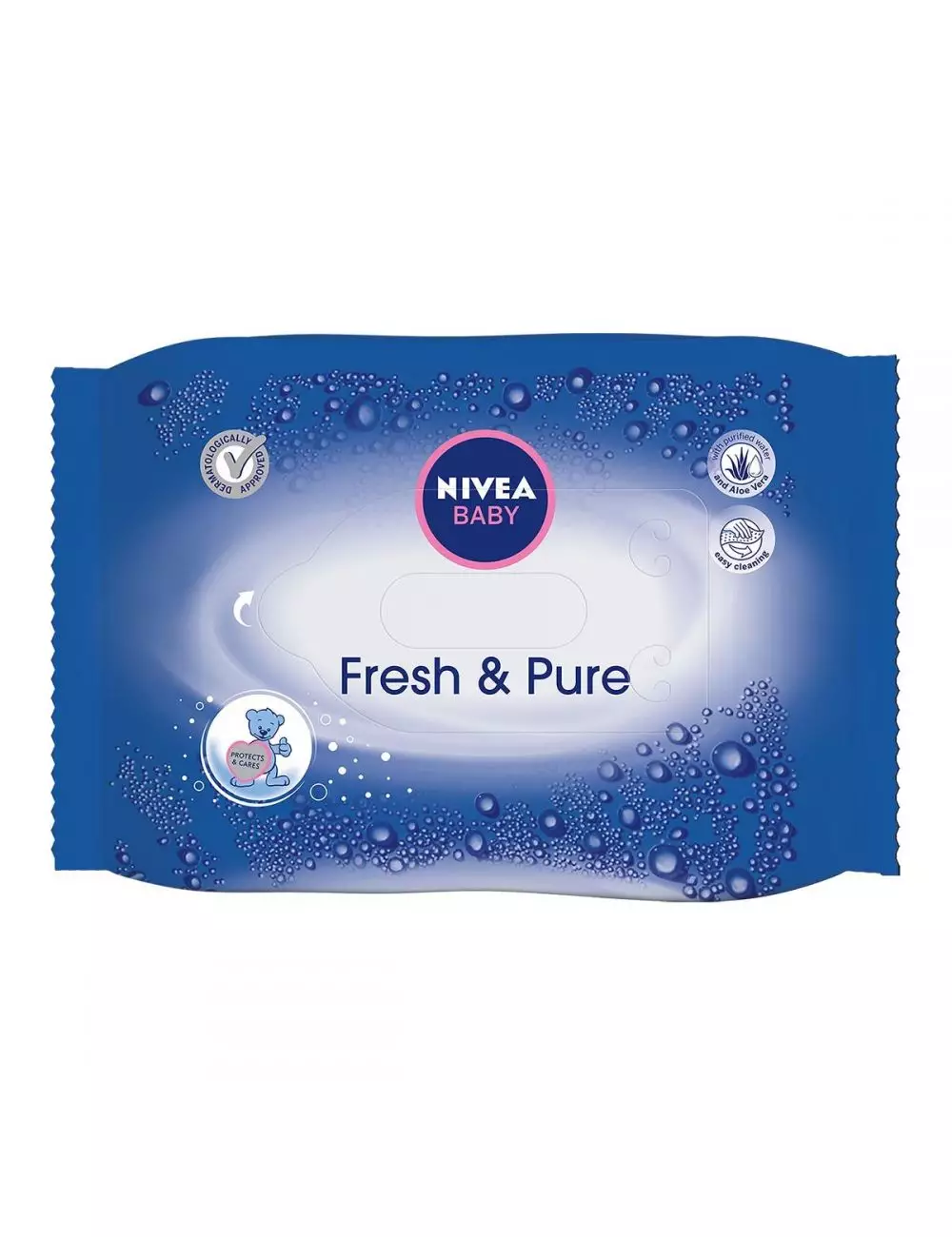 Nivea Baby Toallitas Húmedas Fresh & Pure Empaque Con 63 Piezas