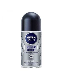 Antitranspirante Nivea Men Silver Protec Roll-On Con 50 mL