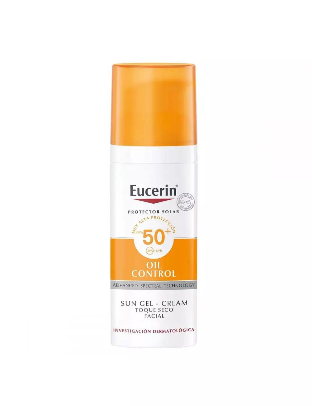 Eucerin 50 mL Bloqueador Gel-Crema Oil Control FPS 50