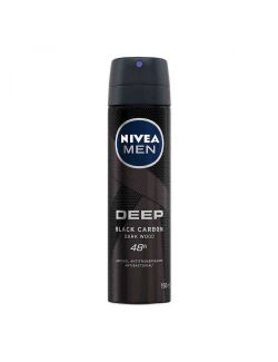Desodorante Aerosol Nivea Men Deep Dark Wood 150 mL