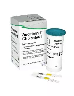 Accutrend Colesterol Caja Con 25 Tiras