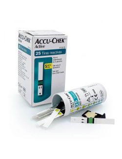 Accu Chek Active Tiras Para Glucosa Con 25 Piezas