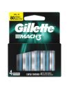 Cartuchos Gillete Mach3 Empaque Con 4 Cartuchos