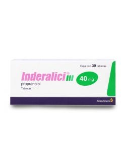 Inderalici 40 mg 30 Tabletas