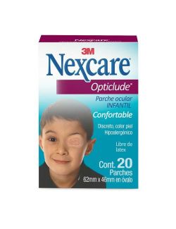 Nexcare Opticlude Parche Ocular Junior Caja Con 20 Piezas
