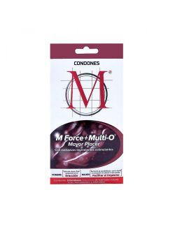 M Force + Multi O Caja Con 3 Condones