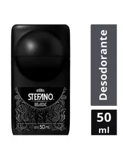 Desodorante Stefano Black Roll-On Con 50mL