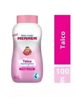 Talco Rosa Mennen Baby Magic Frasco Con 100 g