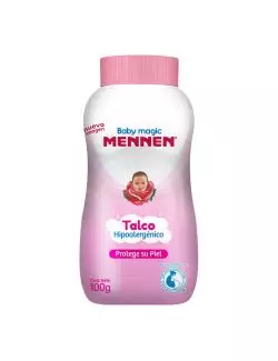 Talco Rosa Mennen Baby Magic Frasco Con 100 g