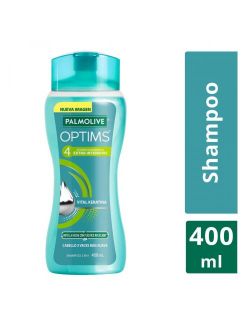 Palmolive Optims 4 Shampoo Extra Intensivo 2 En 1 Frasco Con 400 mL